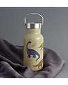 A Little Lovely Company Borraccia Termica in Acciaio Inossidabile - 350 ml - Dinosauri Borracce Termiche