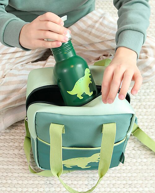 A Little Lovely Company Borraccia Termica in Acciaio Inossidabile - 350 ml - Dinosauro Borracce Termiche