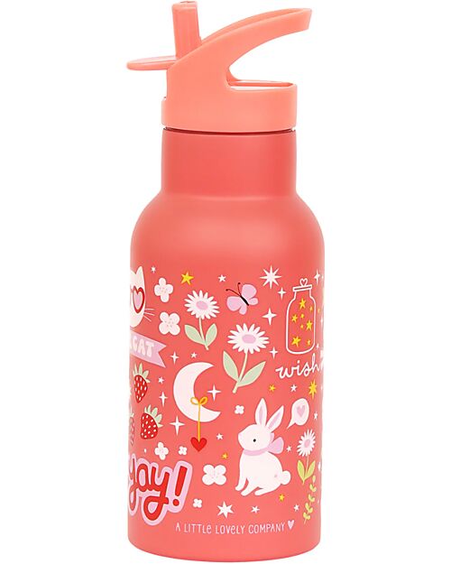 A Little Lovely Company Borraccia Termica in Acciaio Inossidabile - 350 ml - Fun Borracce non Termiche