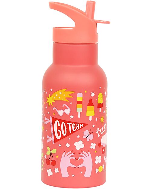 A Little Lovely Company Borraccia Termica in Acciaio Inossidabile - 350 ml - Fun Borracce non Termiche