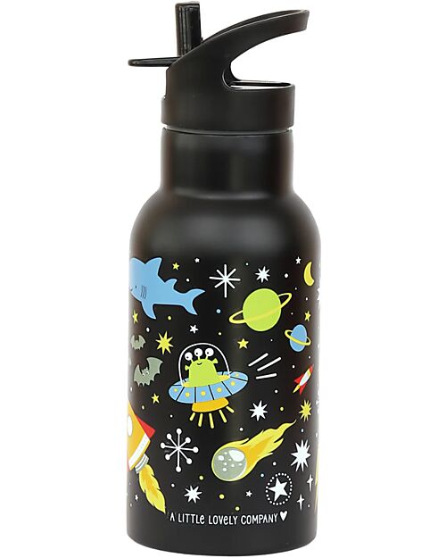 A Little Lovely Company Borraccia Termica in Acciaio Inossidabile - 350 ml - Galaxy Borracce non Termiche