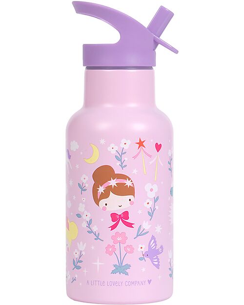 A Little Lovely Company Borraccia Termica in Acciaio Inossidabile - 350 ml - Principesse Borracce Termiche