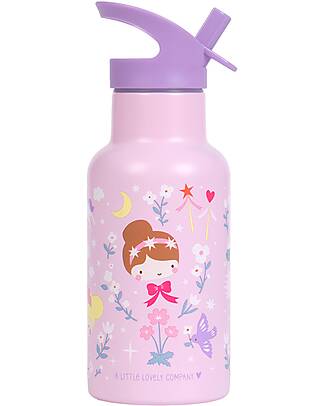 A Little Lovely Company Borraccia Termica in Acciaio Inossidabile - 350 ml - Principesse Borracce Termiche
