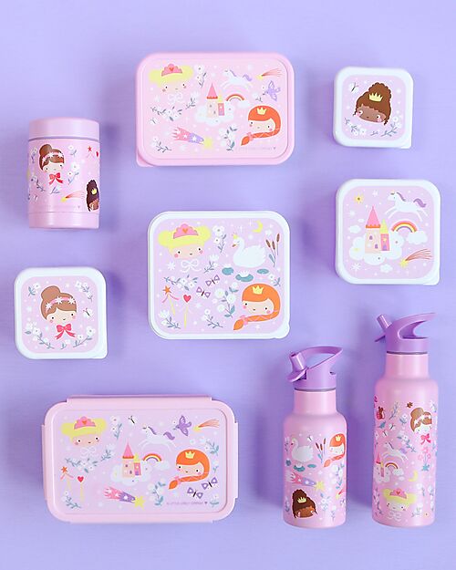 A Little Lovely Company Borraccia Termica in Acciaio Inossidabile - 350 ml - Principesse Borracce Termiche