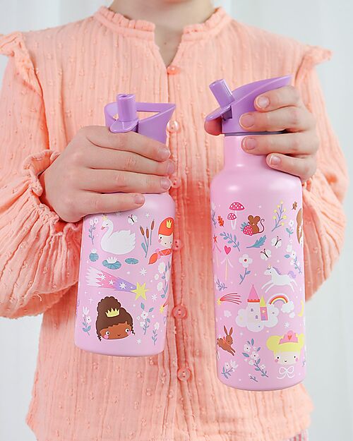 A Little Lovely Company Borraccia Termica in Acciaio Inossidabile - 350 ml - Principesse Borracce Termiche