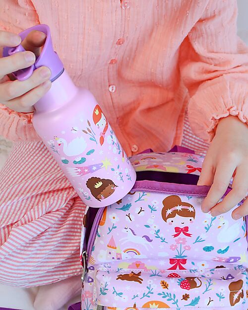 A Little Lovely Company Borraccia Termica in Acciaio Inossidabile - 350 ml - Principesse Borracce Termiche