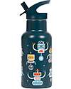 A Little Lovely Company Borraccia Termica in Acciaio Inossidabile - 350 ml - Robot Borracce Termiche