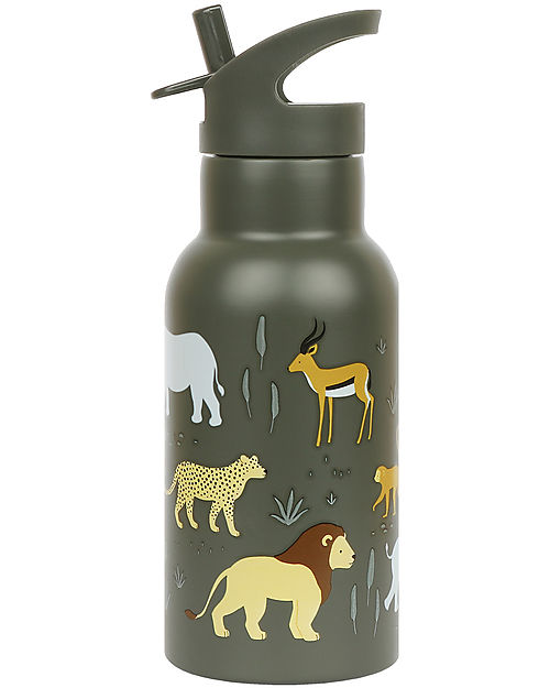 A Little Lovely Company Borraccia Termica in Acciaio Inossidabile - 350 ml - Savana Borracce Termiche