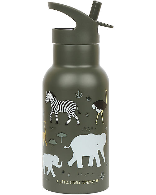 A Little Lovely Company Borraccia Termica in Acciaio Inossidabile - 350 ml - Savana Borracce Termiche