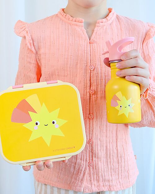 A Little Lovely Company Borraccia Termica in Acciaio Inossidabile - 350 ml - Stelle Cadenti Borracce Termiche