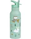 A Little Lovely Company Borraccia Termica in Acciaio Inossidabile - 500 ml - Amici della Foresta Borracce Termiche