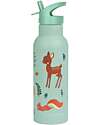 A Little Lovely Company Borraccia Termica in Acciaio Inossidabile - 500 ml - Amici della Foresta Borracce Termiche