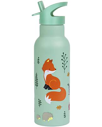 A Little Lovely Company Borraccia Termica in Acciaio Inossidabile - 500 ml - Amici della Foresta Borracce Termiche