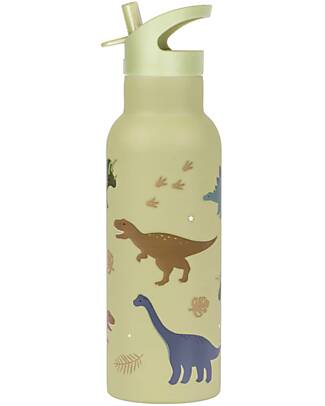 A Little Lovely Company Borraccia Termica in Acciaio Inossidabile - 500 ml - Dinosauri Borracce Termiche