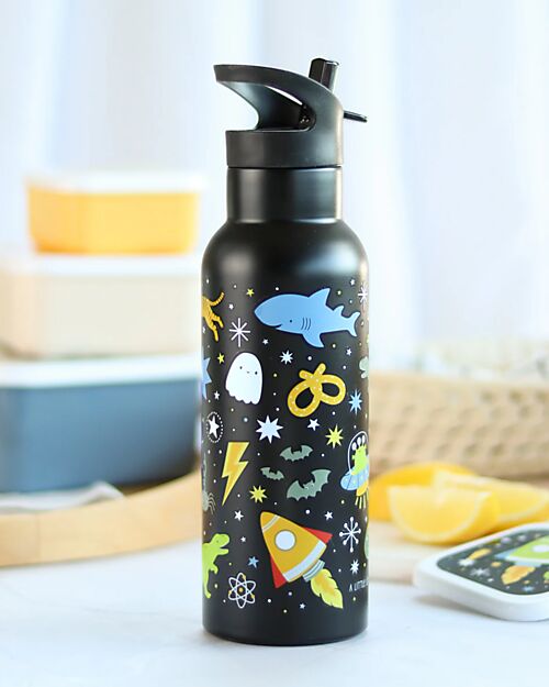 A Little Lovely Company Borraccia Termica in Acciaio Inossidabile - 500 ml - Galassia Borracce Termiche