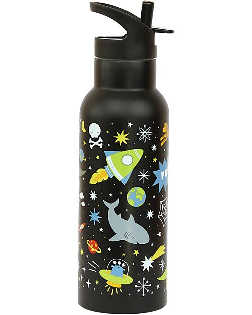 A Little Lovely Company Borraccia Termica in Acciaio Inossidabile - 500 ml - Galassia Borracce Termiche