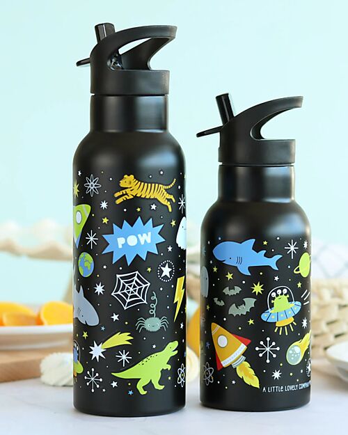 A Little Lovely Company Borraccia Termica in Acciaio Inossidabile - 500 ml - Galassia Borracce Termiche