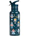 A Little Lovely Company Borraccia Termica in Acciaio Inossidabile - 500 ml - Robot Borracce Termiche