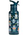 A Little Lovely Company Borraccia Termica in Acciaio Inossidabile - 500 ml - Robot Borracce Termiche