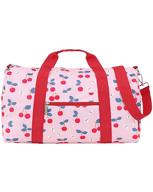 A Little Lovely Company Borsa da Viaggio - Ciliegie - Dimensione Cabina 46x25x22.5cm Borse da Viaggio