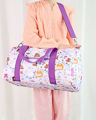 A Little Lovely Company Borsa da Viaggio - Principesse - Dimensione Cabina 46x25x22.5cm Borse da Viaggio