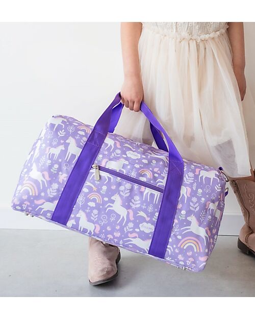A Little Lovely Company Borsa da Viaggio - Unicorn Dreams - Dimensione Cabina 45x25x22.5cm Borse da Viaggio
