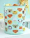 A Little Lovely Company Cesto Portaoggetti in Cotone - 40x50x40 cm - Amici Animali Contenitori Porta Giochi