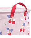 A Little Lovely Company Cesto Portaoggetti in Cotone - 40x50x40 cm - Ciliegie Contenitori Porta Giochi