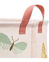 A Little Lovely Company Cesto Portaoggetti in Cotone - 40x50x40 cm - Farfalle Contenitori Porta Giochi