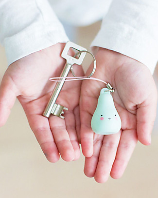 A Little Lovely Company Ciondolo Charm, Pera - Menta Portachiavi