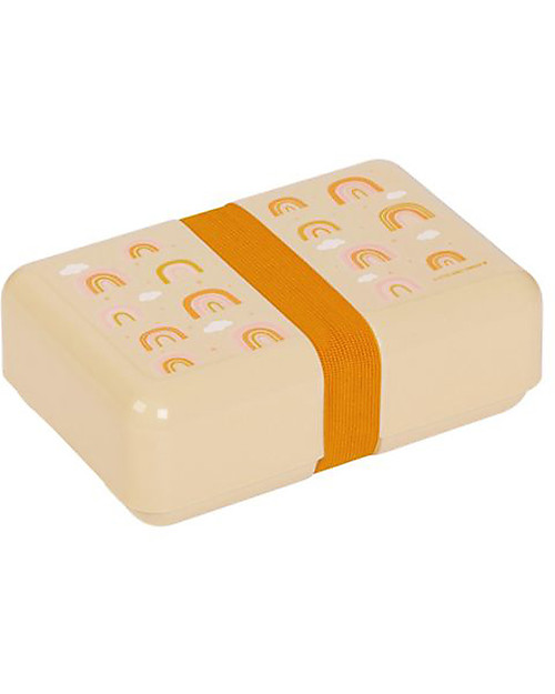 A Little Lovely Company Contenitore Porta Pranzo da Decorare - Arcobaleni - Senza BPA! Porta Merenda