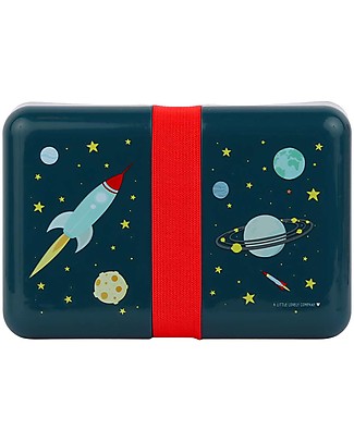 A Little Lovely Company Contenitore Porta Pranzo da Decorare, Spazio - Senza BPA! null
