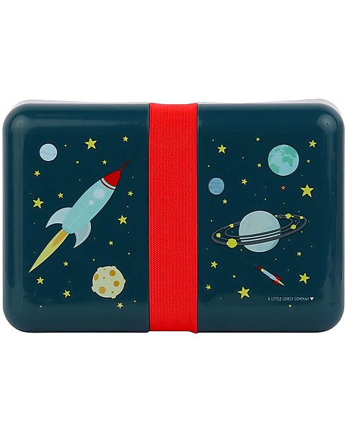 A Little Lovely Company Contenitore Porta Pranzo da Decorare, Spazio - Senza BPA! Porta Merenda