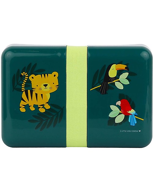 A Little Lovely Company Contenitore Porta Pranzo da Decorare, Tigre - Senza BPA! Porta Merenda