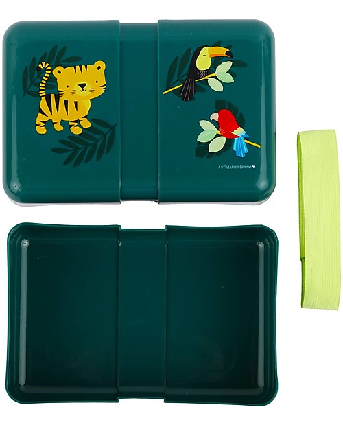 A Little Lovely Company Contenitore Porta Pranzo da Decorare, Tigre - Senza BPA! Porta Merenda