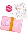 A Little Lovely Company Contenitore Porta Pranzo da Decorare - Unicorno - Senza BPA! Porta Merenda