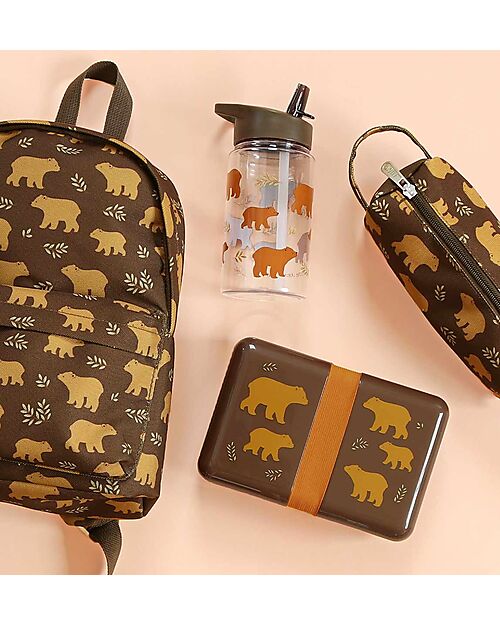 A Little Lovely Company Contenitore Porta Pranzo - Orsi - Senza BPA! Porta Merenda