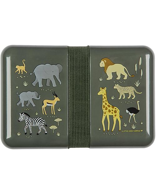 A Little Lovely Company Contenitore Porta Pranzo - Savana - Senza BPA! Porta Merenda