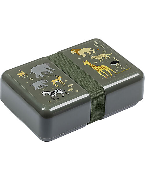 A Little Lovely Company Contenitore Porta Pranzo - Savana - Senza BPA! Porta Merenda