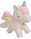 A Little Lovely Company Gioco da Dentizione, Unicorno Bianco - 100% Gomma Naturale Massaggiagengive