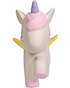 A Little Lovely Company Gioco da Dentizione, Unicorno Bianco - 100% Gomma Naturale Massaggiagengive