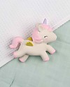 A Little Lovely Company Gioco da Dentizione, Unicorno Bianco - 100% Gomma Naturale Massaggiagengive