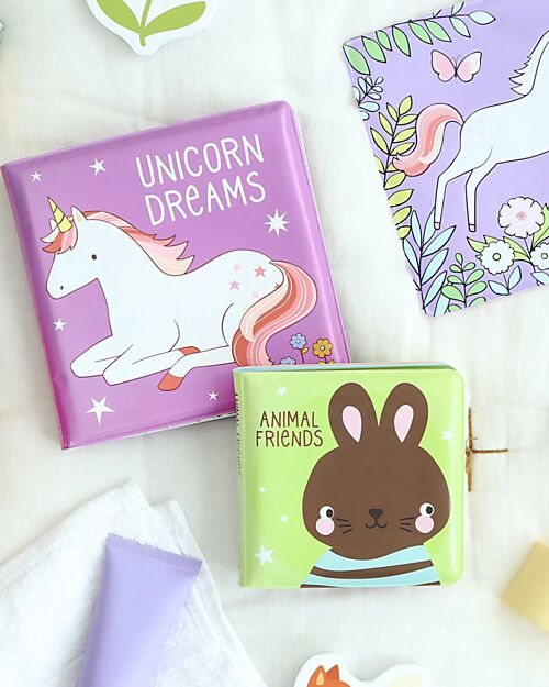 A Little Lovely Company Gioco Libro da Bagno - Animal Friends Giochi Bagno