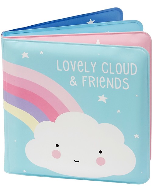 A Little Lovely Company Gioco Libro da Bagno - Cloud & Friends Libri