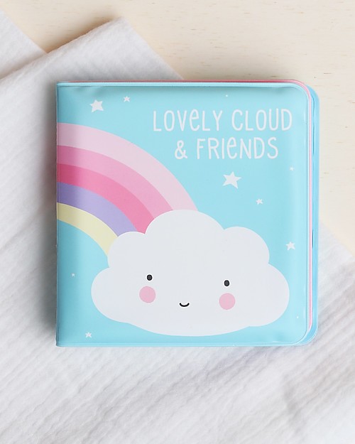 A Little Lovely Company Gioco Libro da Bagno - Cloud & Friends Libri