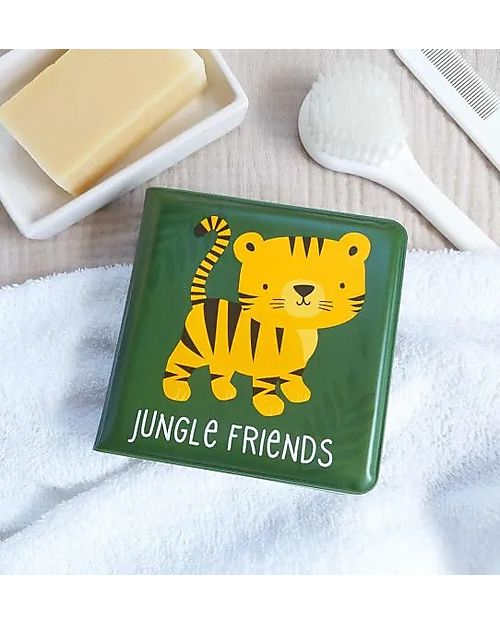 A Little Lovely Company Gioco Libro da Bagno - Jungle Friends Giochi Bagno