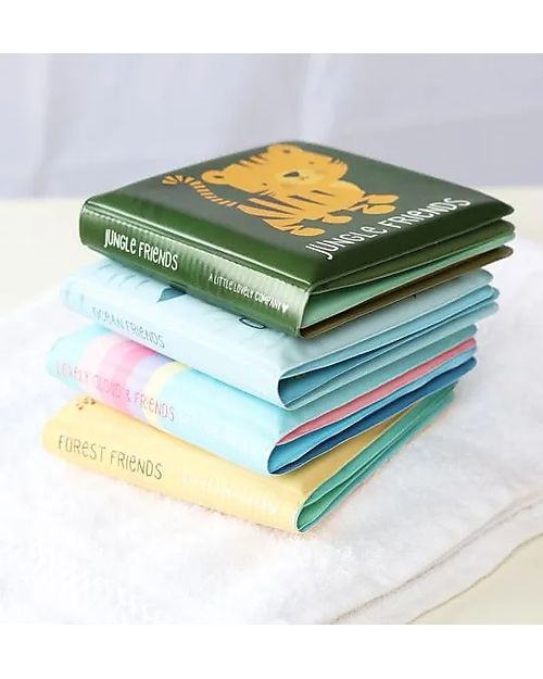 A Little Lovely Company Gioco Libro da Bagno - Jungle Friends Giochi Bagno