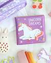 A Little Lovely Company Gioco Libro da Bagno - Unicorn Dreams - Si Colora al Contatto con l'Acqua! Giochi Bagno