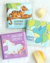 A Little Lovely Company Gioco Libro da Bagno - Unicorn Dreams - Si Colora al Contatto con l'Acqua! Giochi Bagno