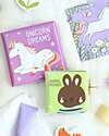 A Little Lovely Company Gioco Libro da Bagno - Unicorn Dreams - Si Colora al Contatto con l'Acqua! Giochi Bagno